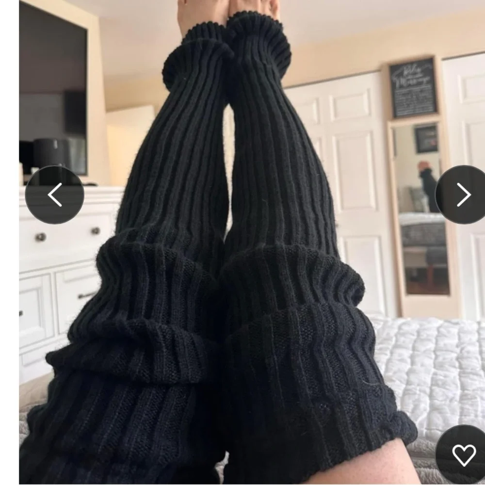 🌸Sexy 2 Pair Extra Long Ribbed Thigh High Leg Warmers
